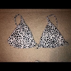 Dotted bikini top